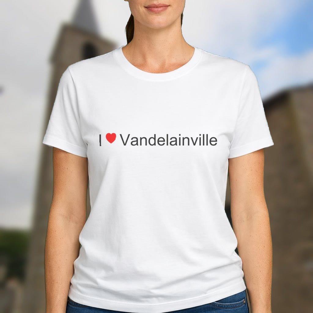 T-shirt I love vandelainville