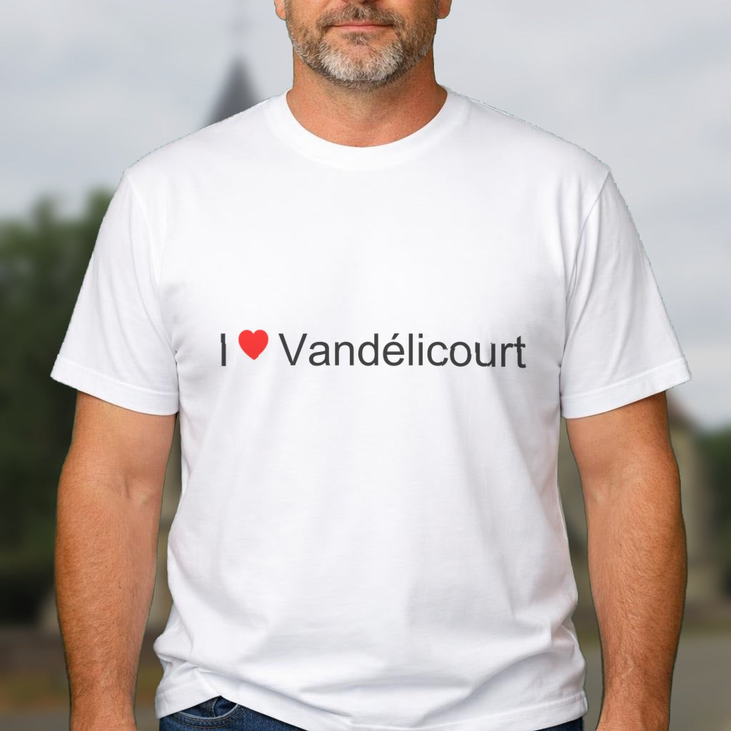 T-shirt I love vandélicourt