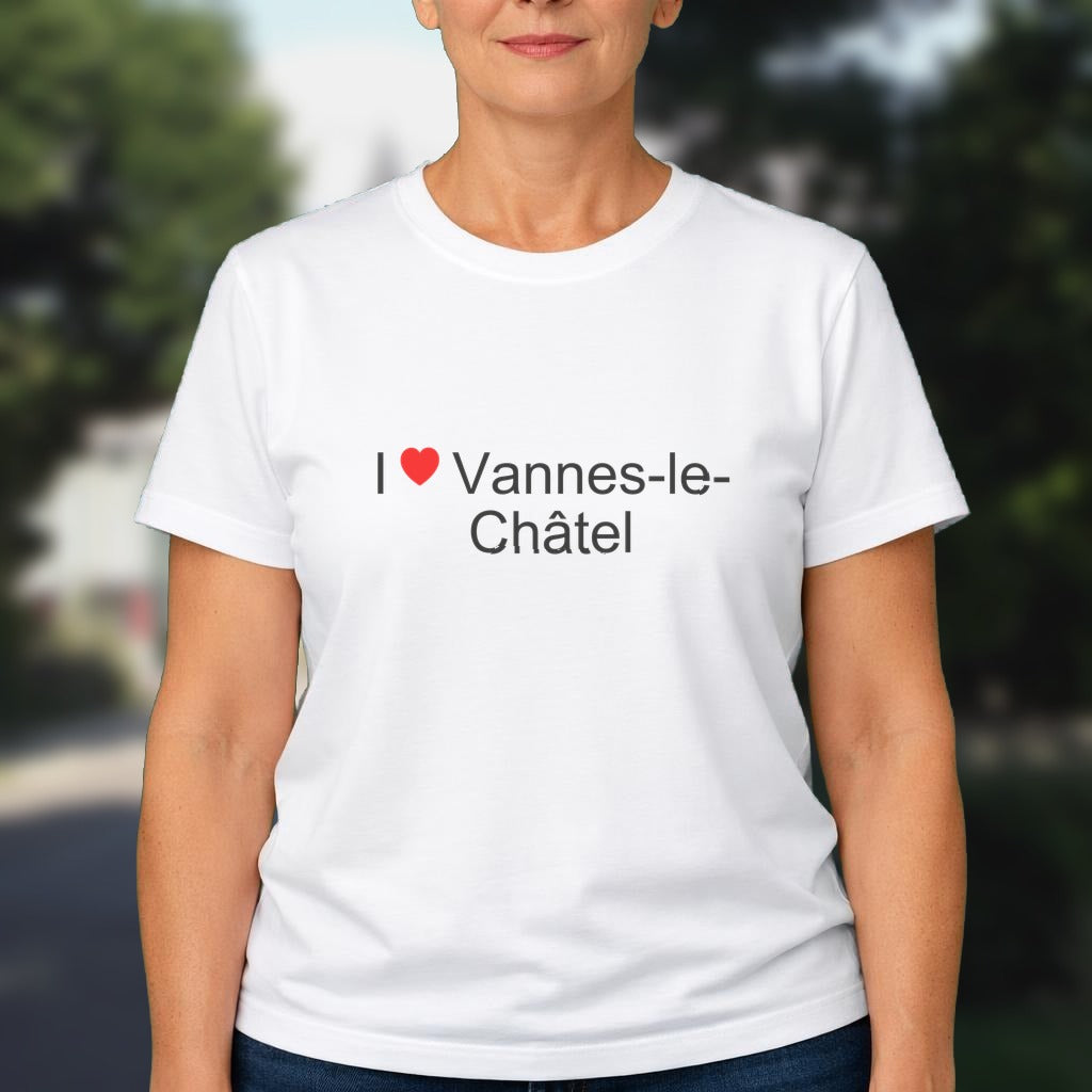 T-shirt I love vannes-le-châtel