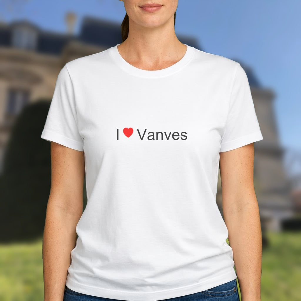 T-shirt I love vanves