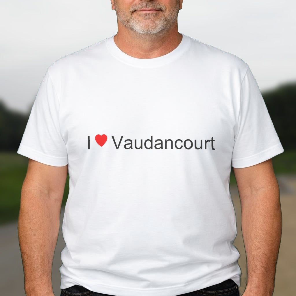 T-shirt I love vaudancourt
