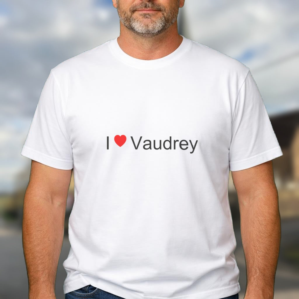 T-shirt I love vaudrey