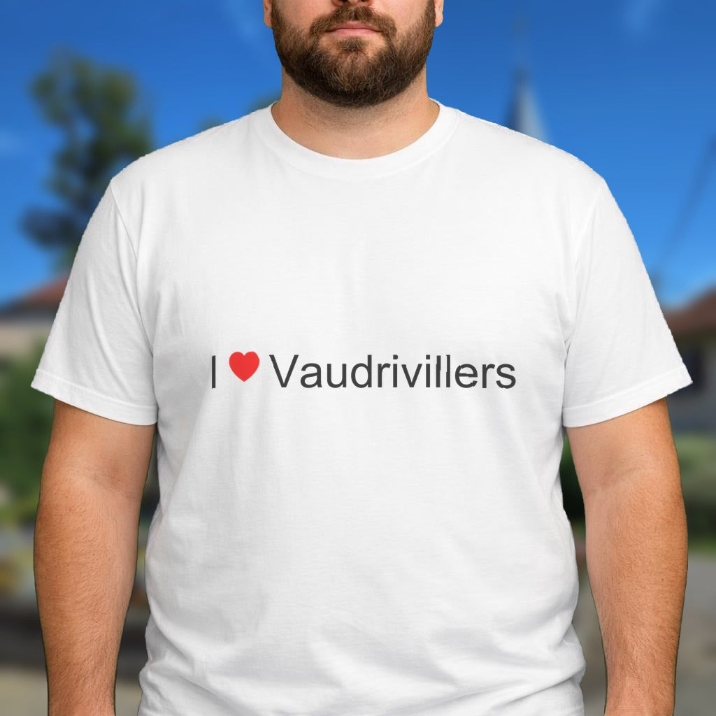 T-shirt I love vaudrivillers
