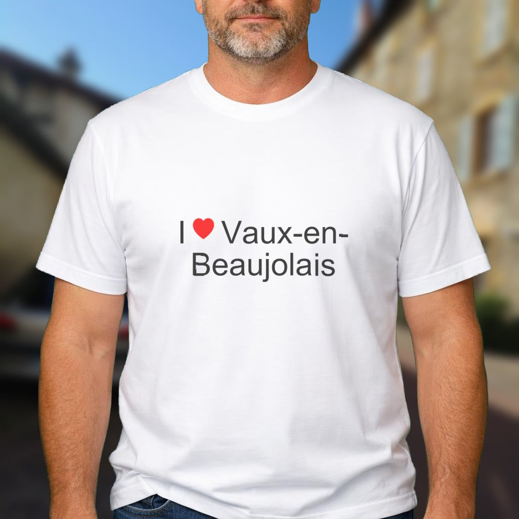 T-shirt I love vaux-en-beaujolais