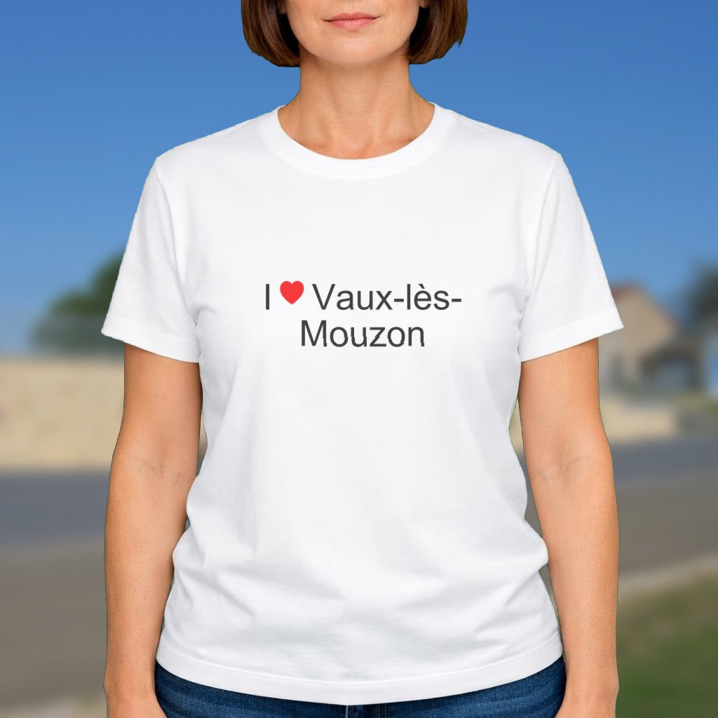 T-shirt I love vaux-lès-mouzon