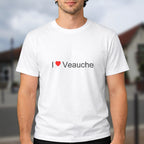 T-shirt I love veauche