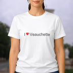 T-shirt I love veauchette