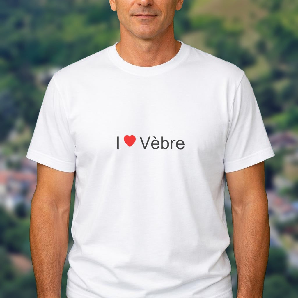 T-shirt I love vèbre