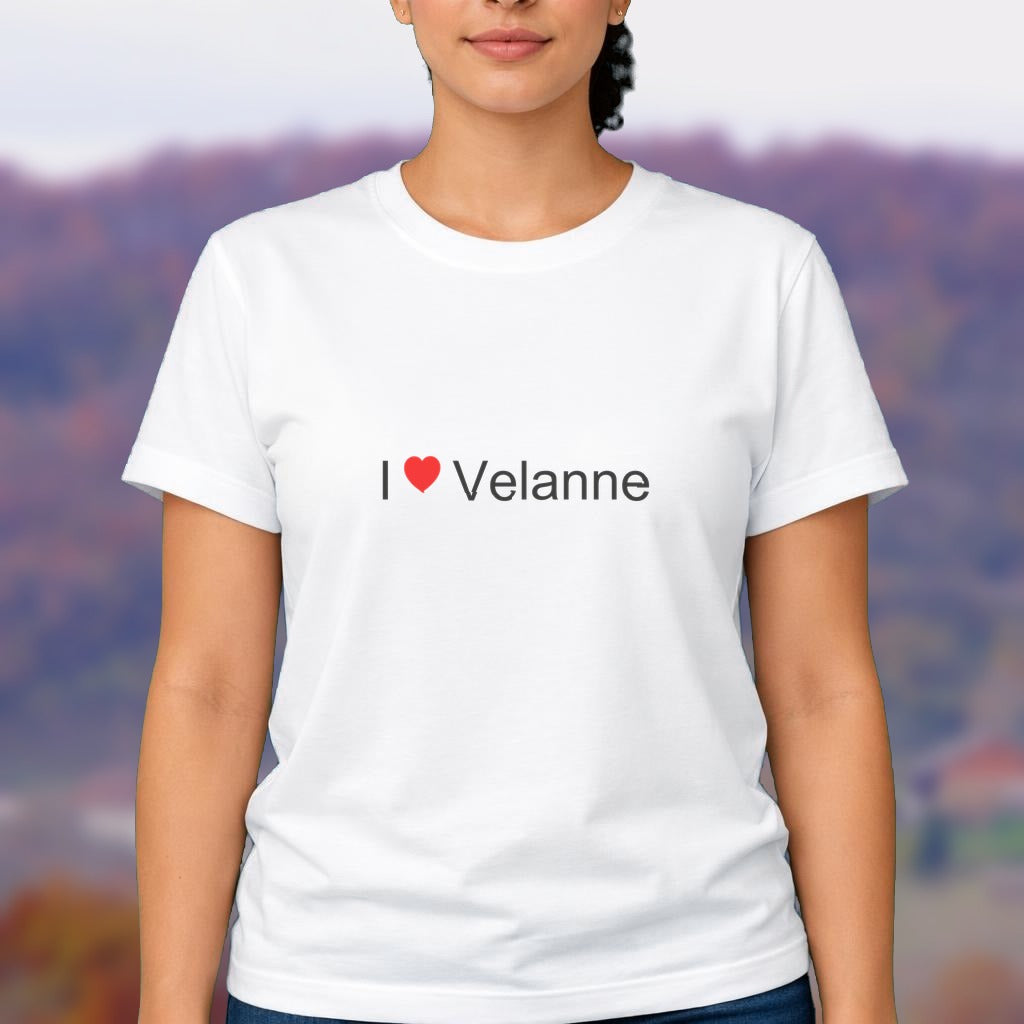 T-shirt I love velanne
