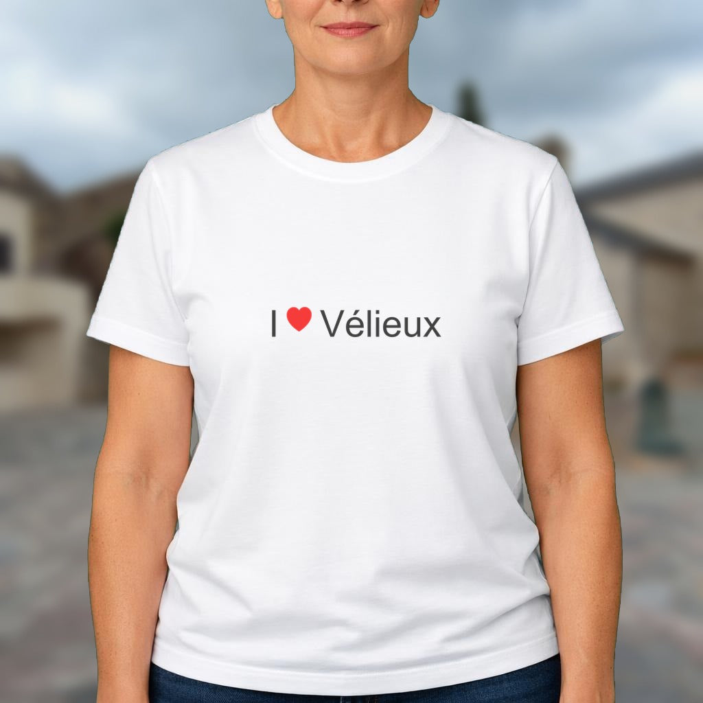 T-shirt I love vélieux