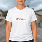 T-shirt I love vélieux
