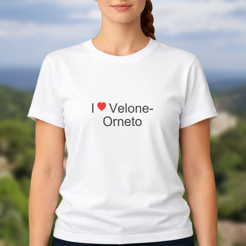 T-shirt I love velone-orneto
