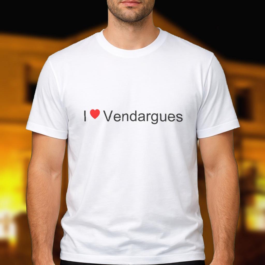 T-shirt I love vendargues