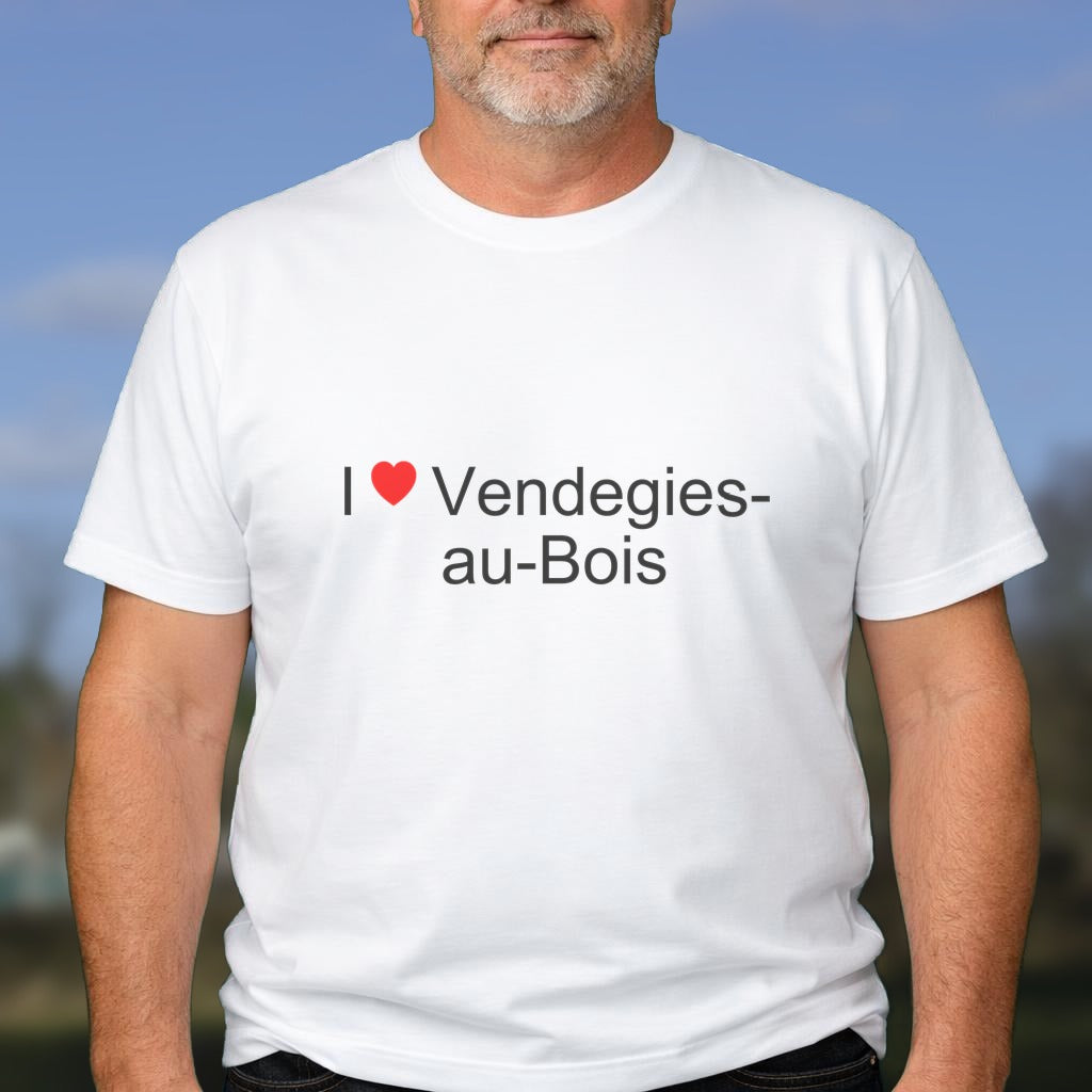 T-shirt I love vendegies-au-bois