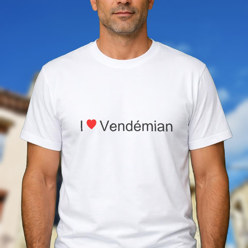 T-shirt I love vendémian
