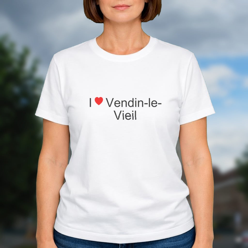 T-shirt I love vendin-le-vieil