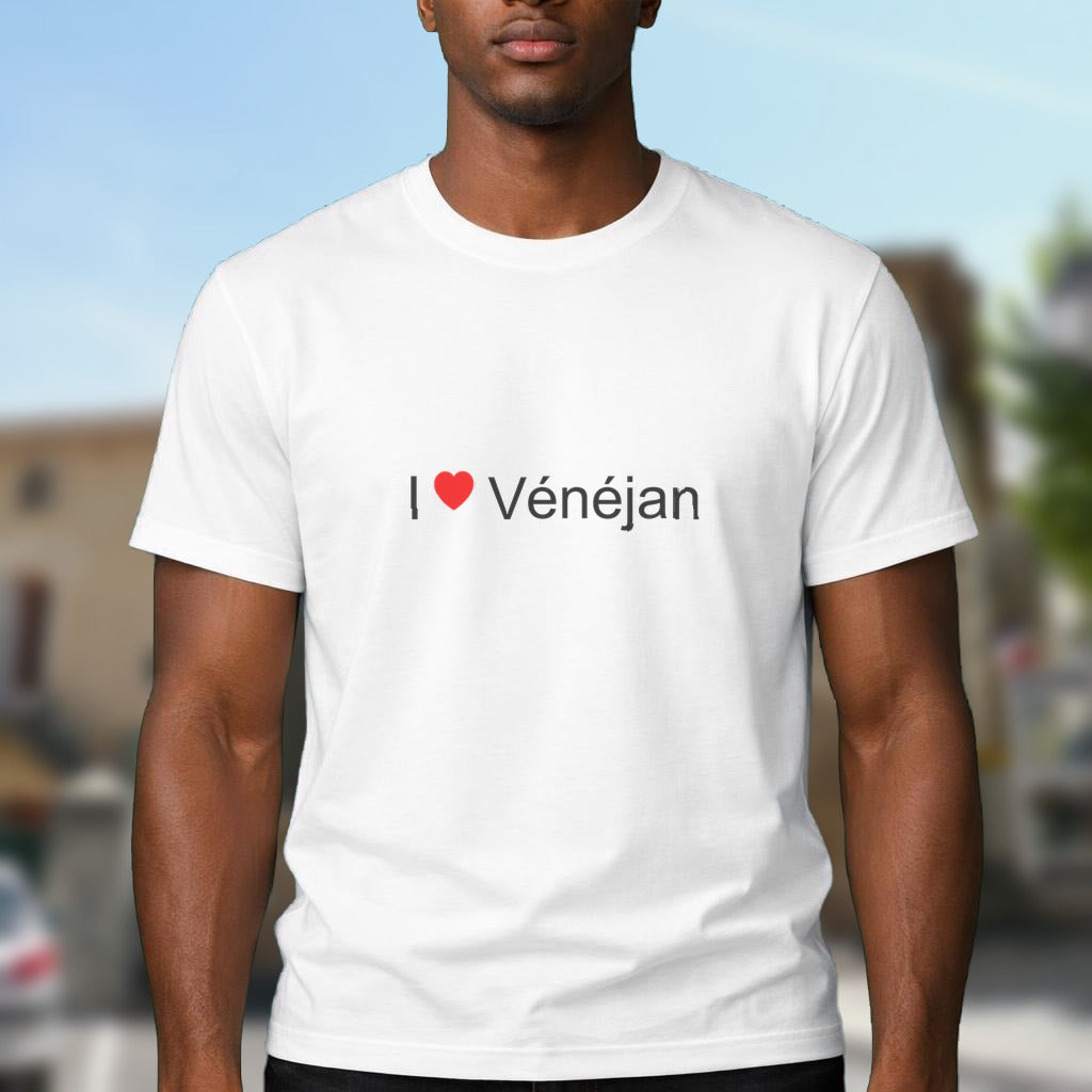 T-shirt I love vénéjan