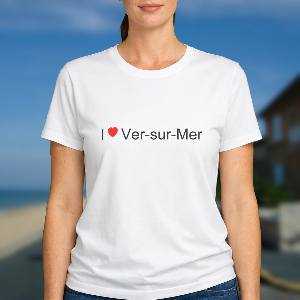 T-shirt I love ver-sur-mer