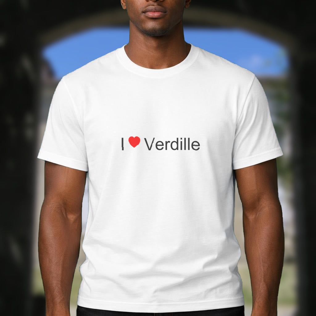 T-shirt I love verdille
