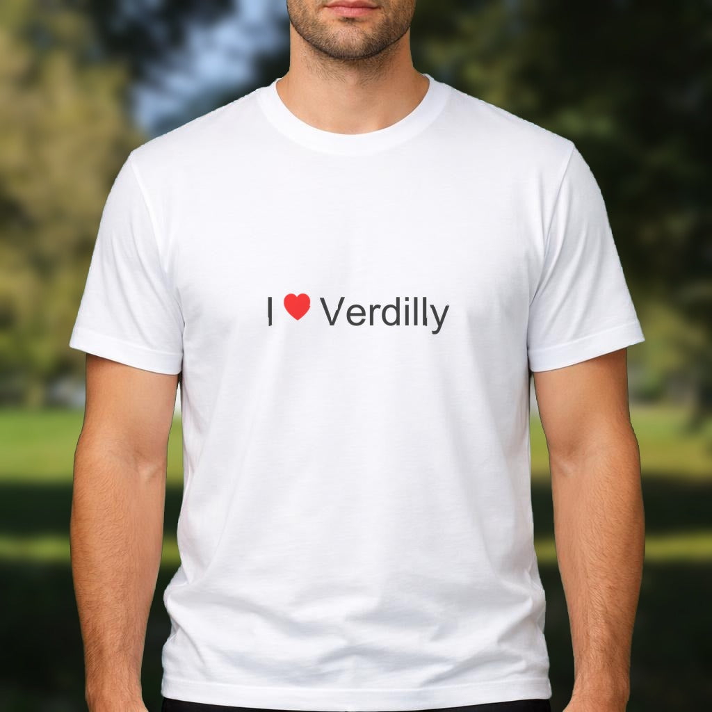 T-shirt I love verdilly