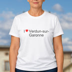 T-shirt I love verdun-sur-garonne