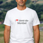 T-shirt I love verel-de-montbel