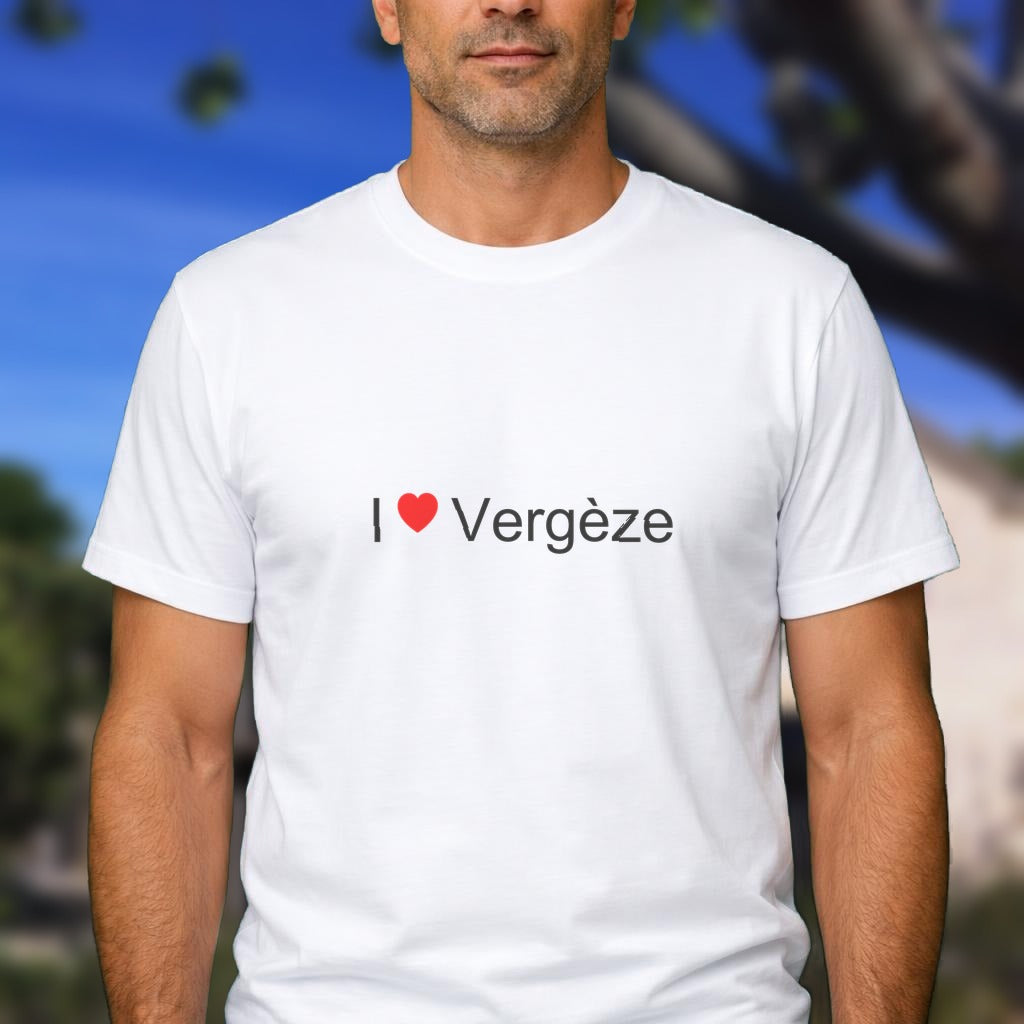 T-shirt I love vergèze
