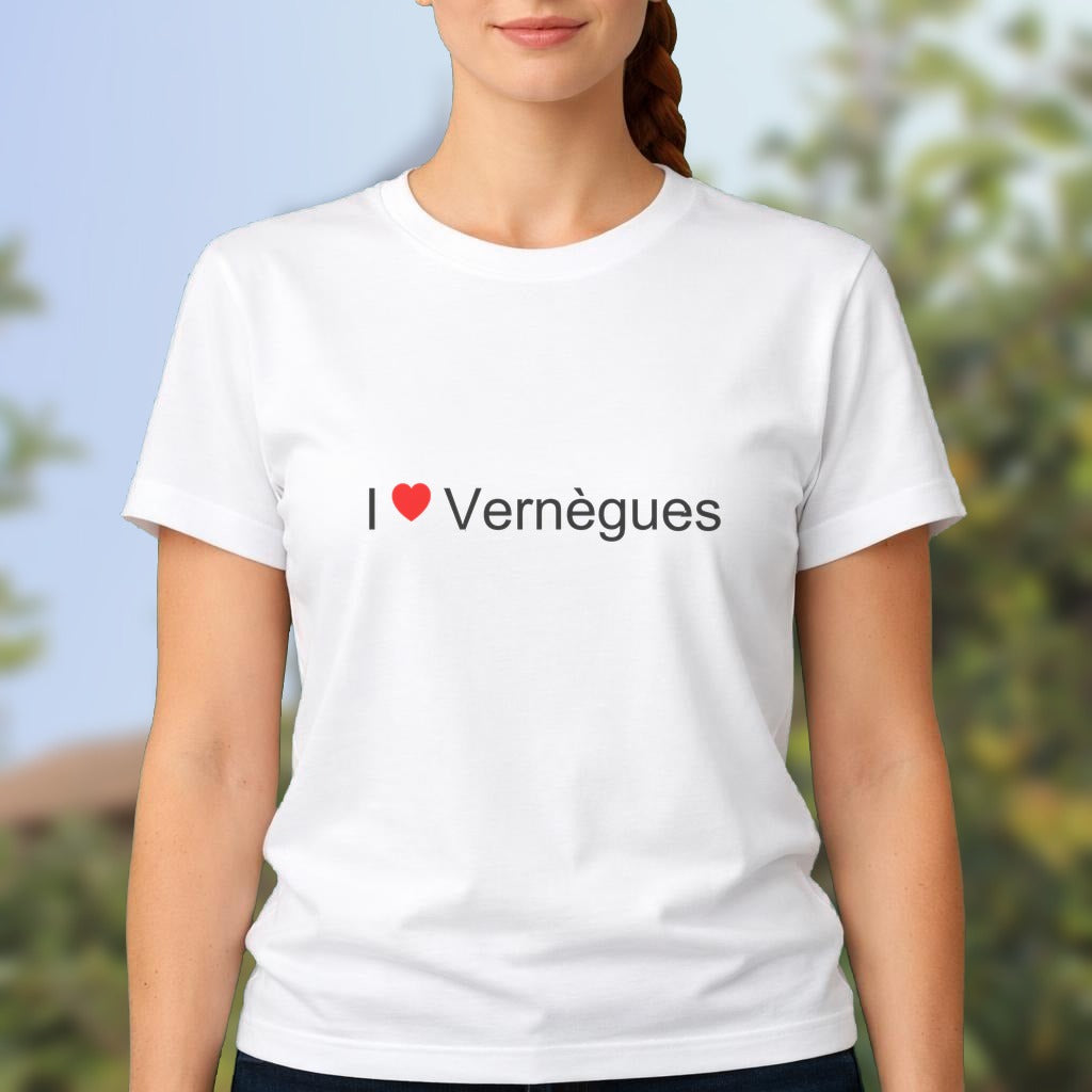 T-shirt I love vernègues