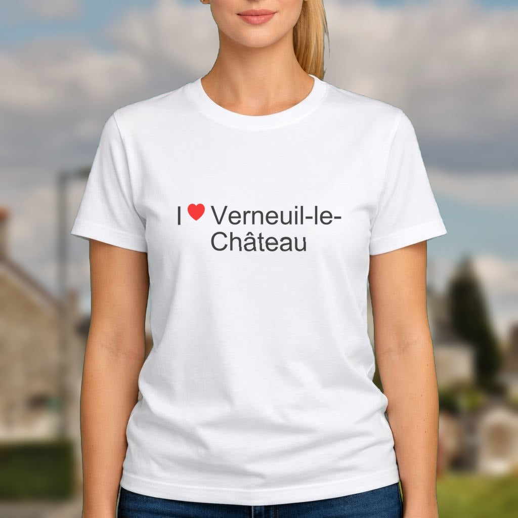T-shirt I love verneuil-le-château