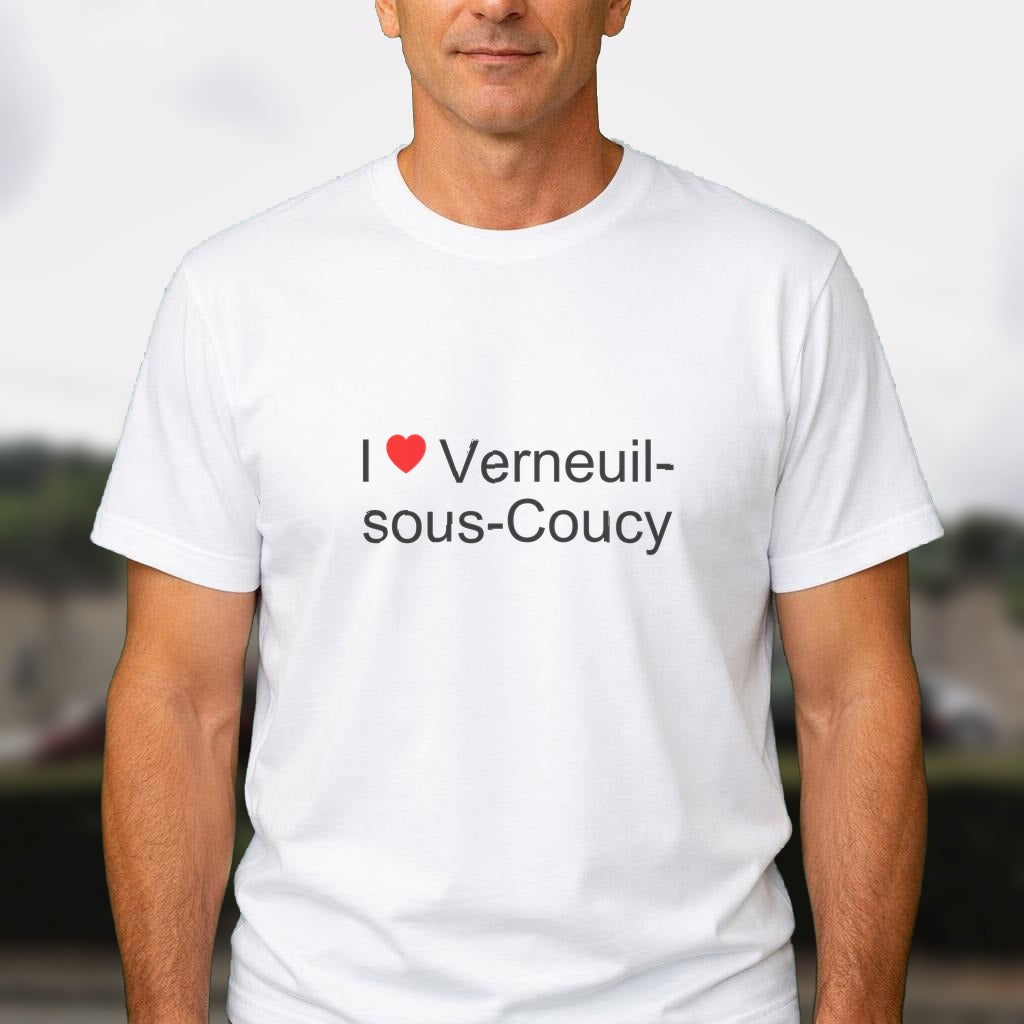 T-shirt I love verneuil-sous-coucy