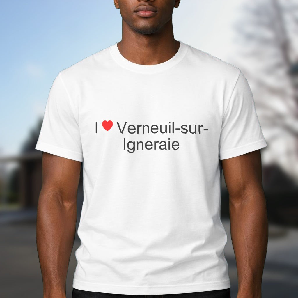 T-shirt I love verneuil-sur-igneraie