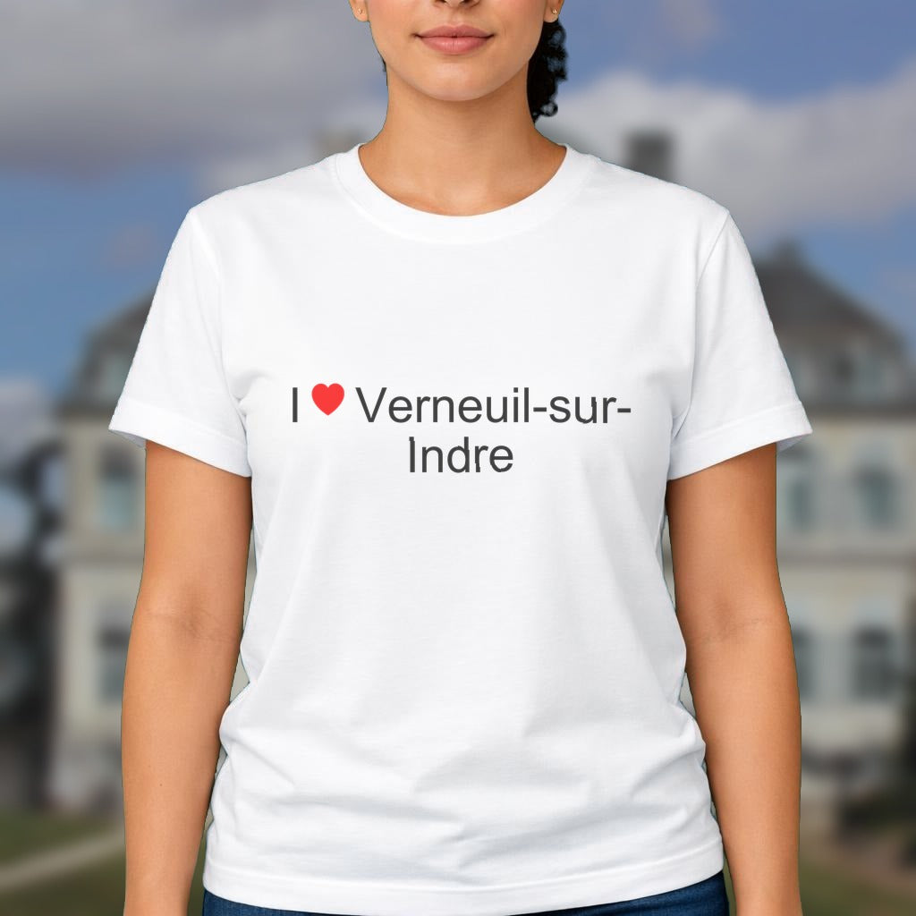T-shirt I love verneuil-sur-indre