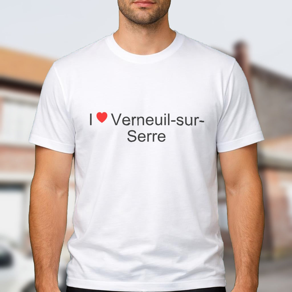 T-shirt I love verneuil-sur-serre
