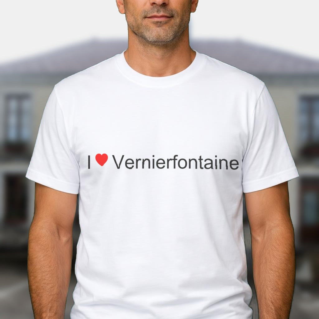T-shirt I love vernierfontaine