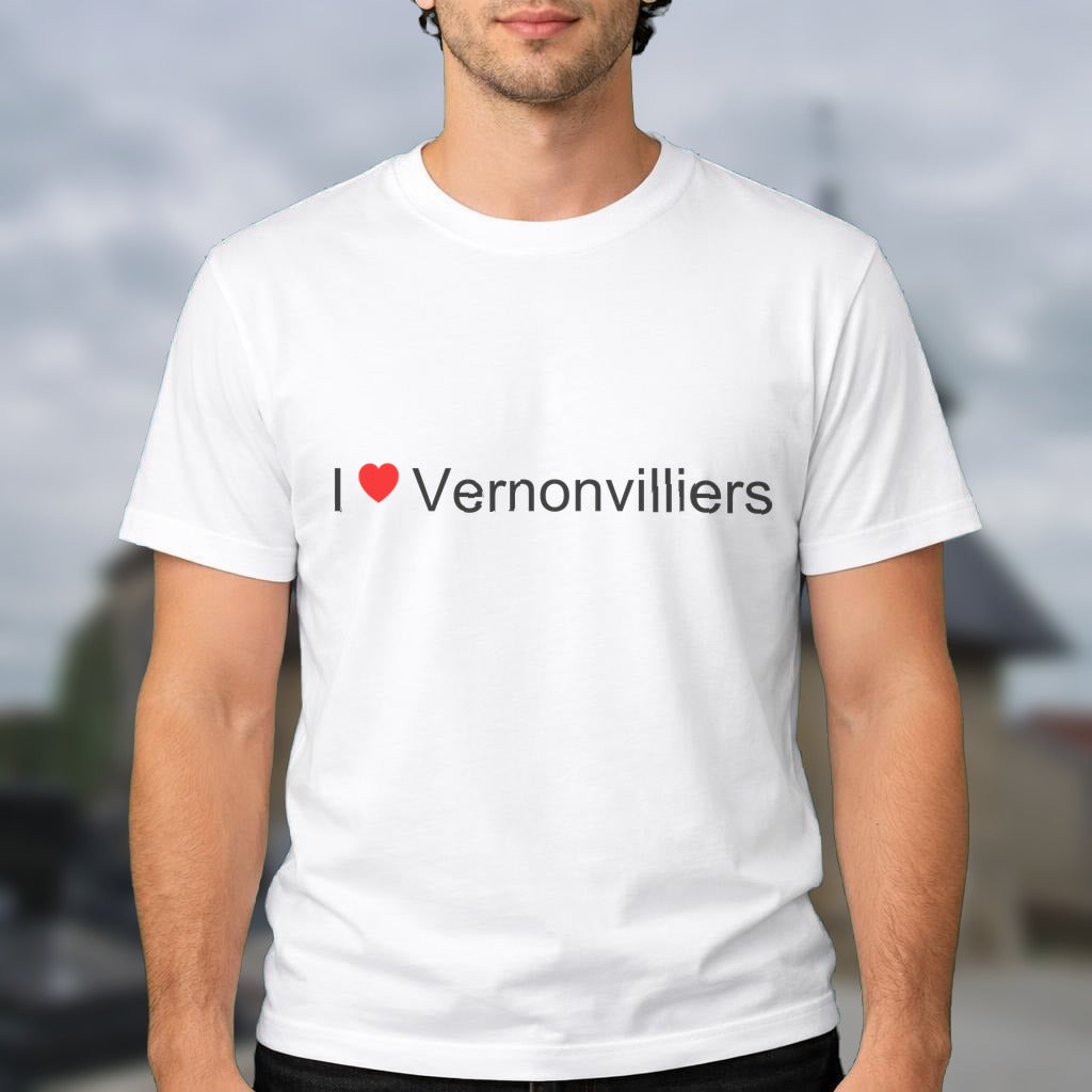 T-shirt I love vernonvilliers