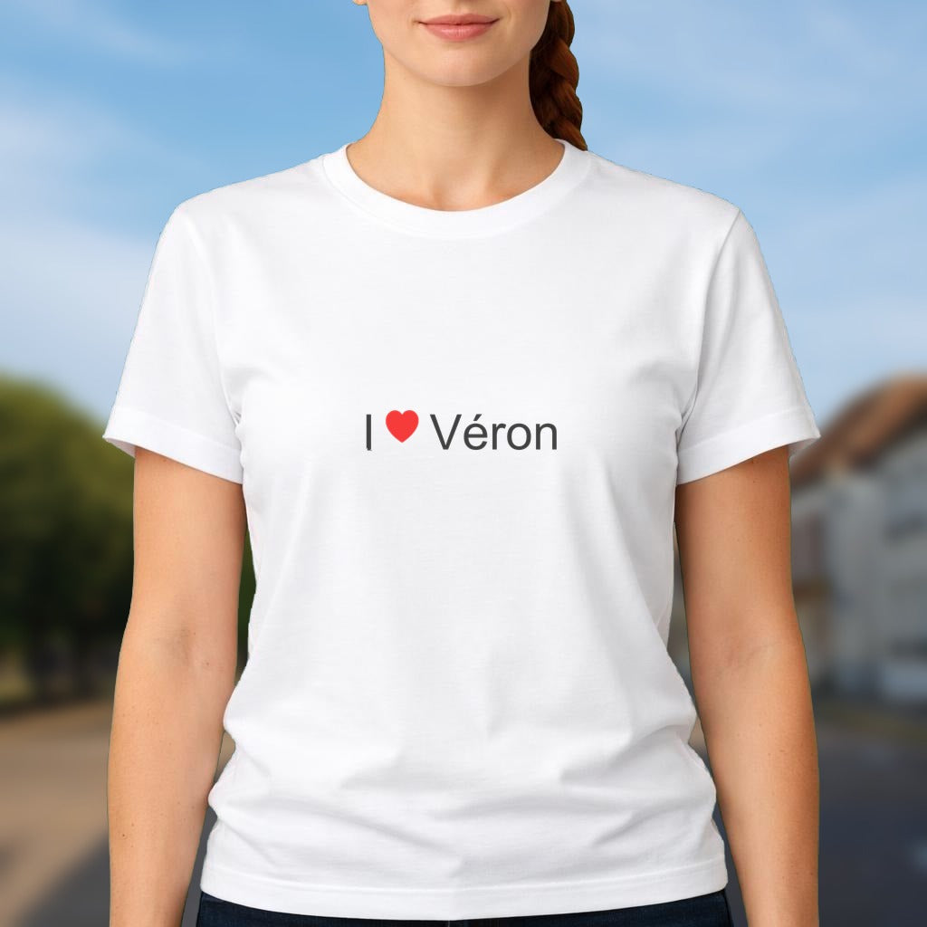 T-shirt I love véron