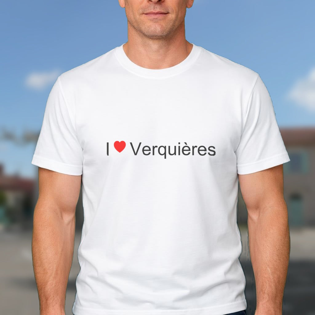 T-shirt I love verquières