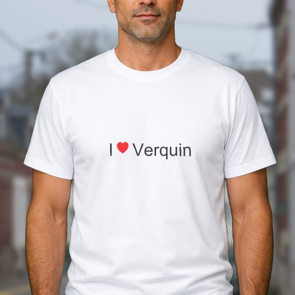 T-shirt I love verquin