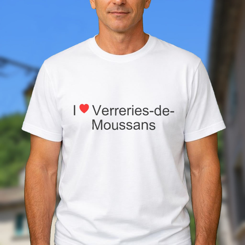 T-shirt I love verreries-de-moussans