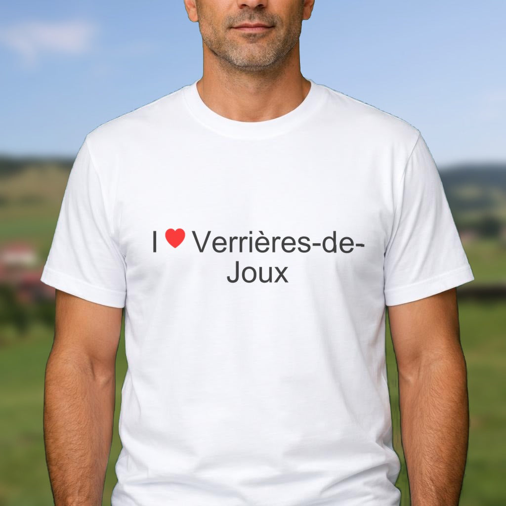 T-shirt I love verrières-de-joux