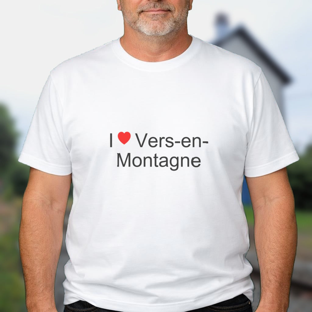 T-shirt I love vers-en-montagne
