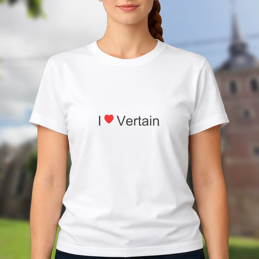 T-shirt I love vertain