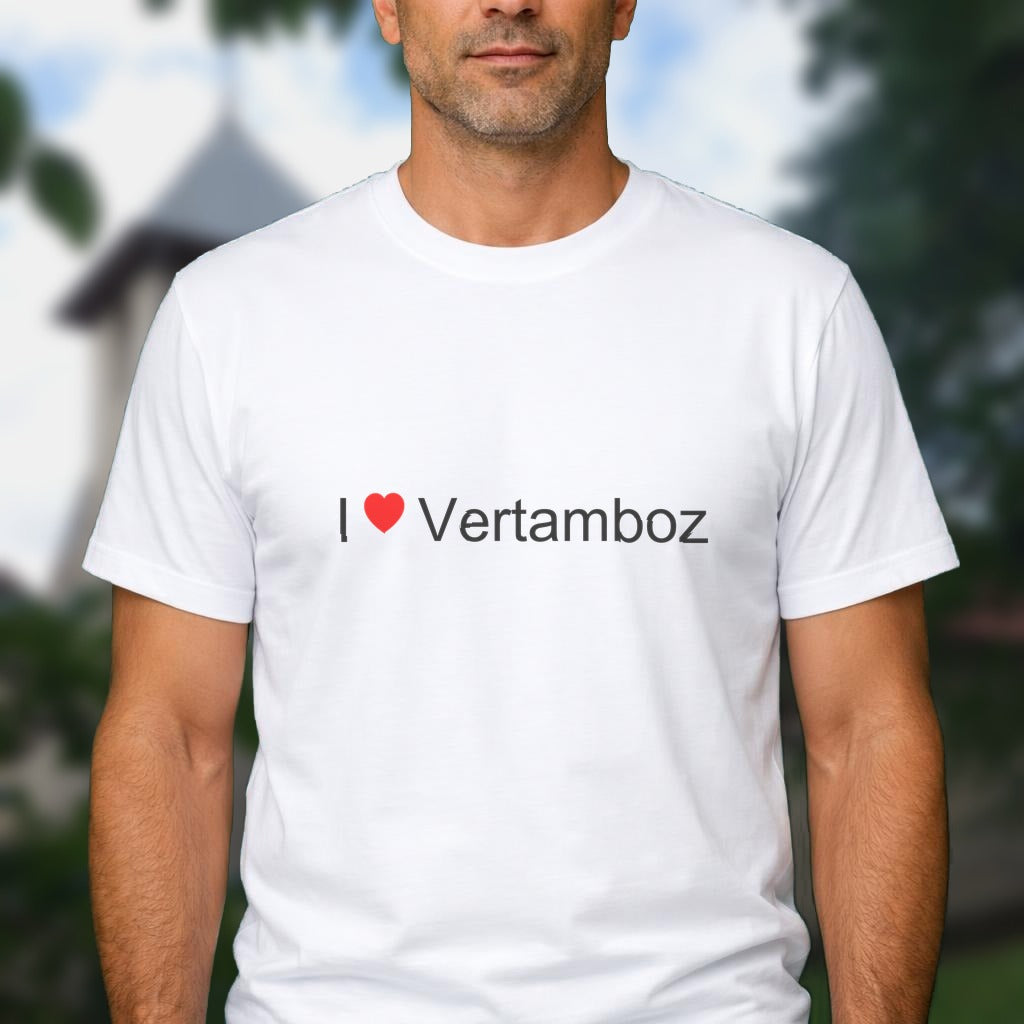 T-shirt I love vertamboz