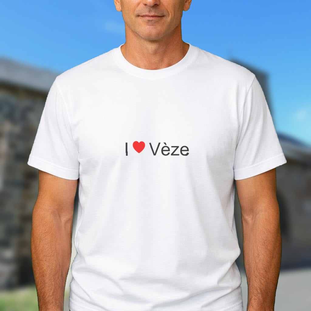 T-shirt I love vèze