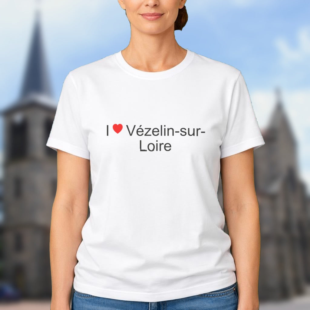 T-shirt I love vézelin-sur-loire