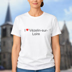 T-shirt I love vézelin-sur-loire
