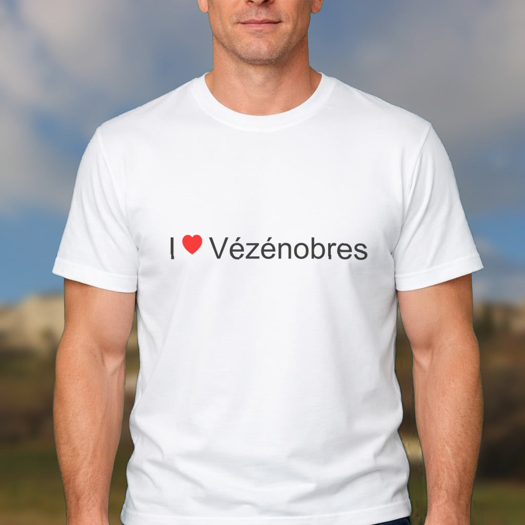 T-shirt I love vézénobres