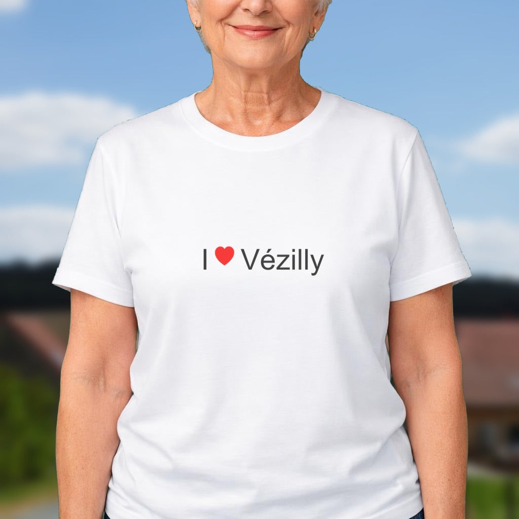 T-shirt I love vézilly