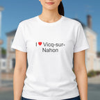 T-shirt I love vicq-sur-nahon