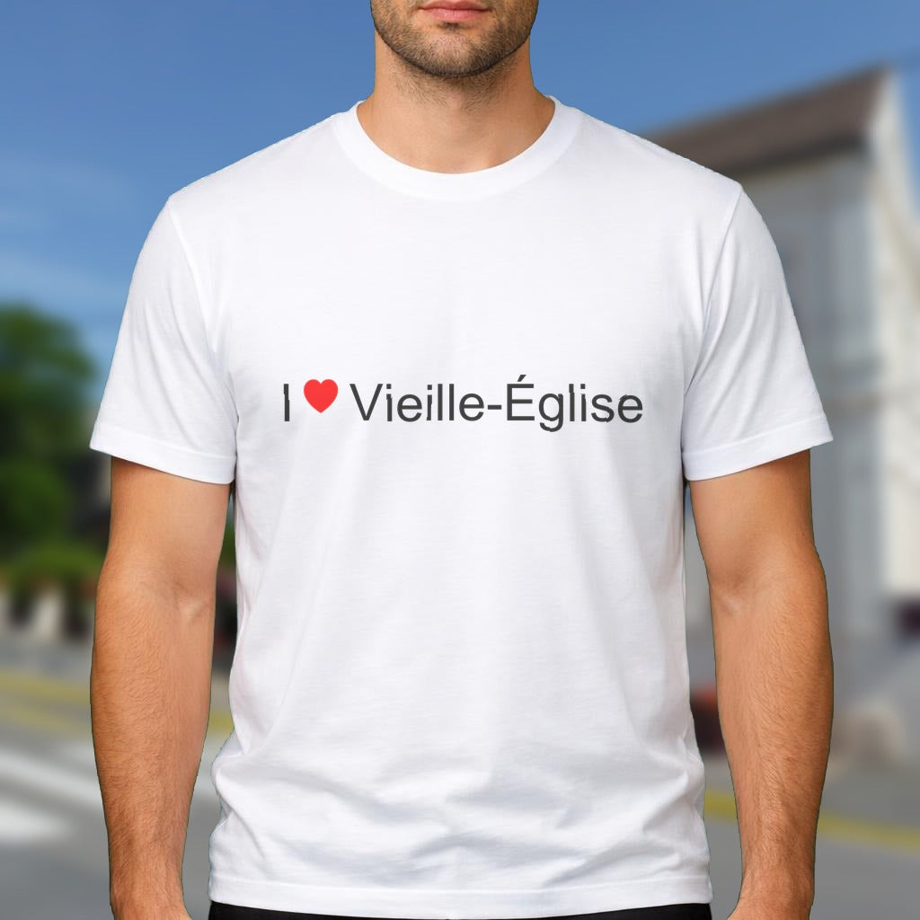 T-shirt I love vieille-église